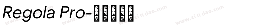 Regola Pro字体转换